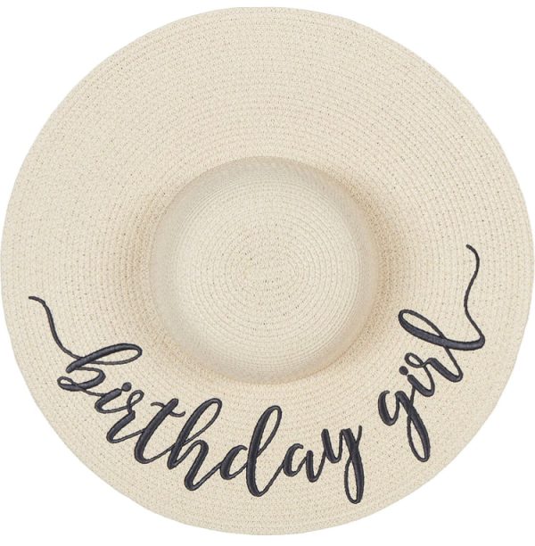 Custom Birthday Straw Hat