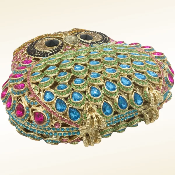 Blue Sexy Owl Clutch - Image 2