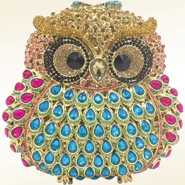 Blue Sexy Owl Clutch - Image 7