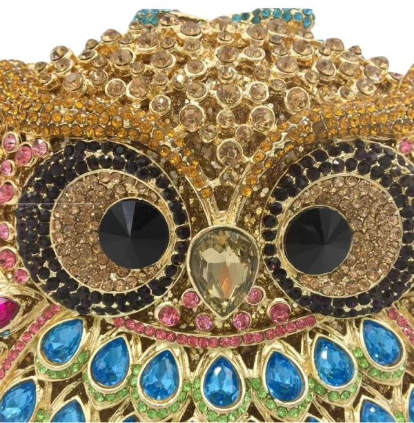 Blue Sexy Owl Clutch - Image 3