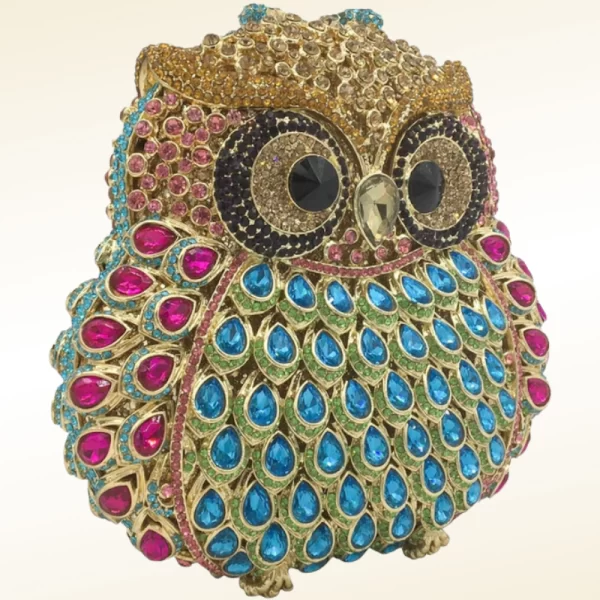 Blue Sexy Owl Clutch - Image 6