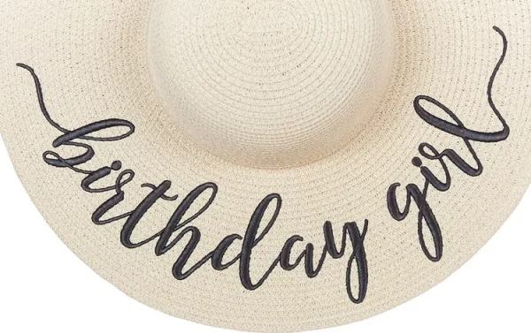 Custom Birthday Straw Hat - Image 4