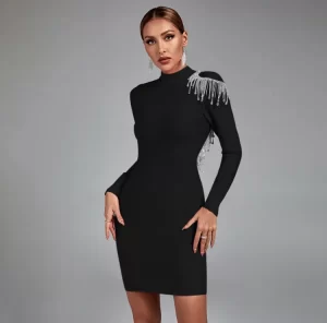 Diamond Backless Sassy Mimi Dress