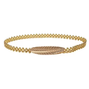 Leaf Beaded Chain Belt