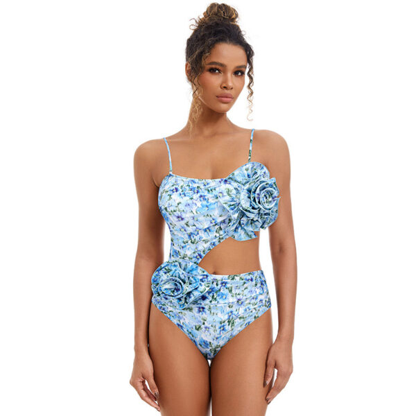 Bluebells Floral Two Piece Swimsuit Set - Image 2
