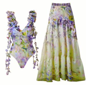 Summer Madness Floral Bathing Suit Set